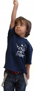Reaching for the stars in a exercise class