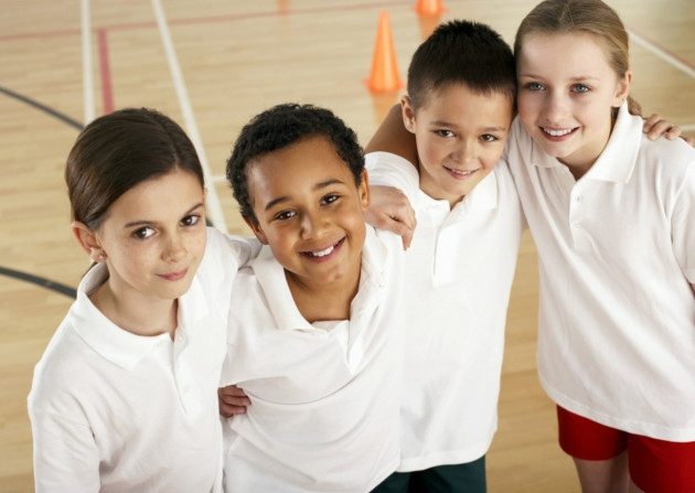 Kids getting fit
