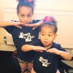 Girls doing Stretch-n-Grow